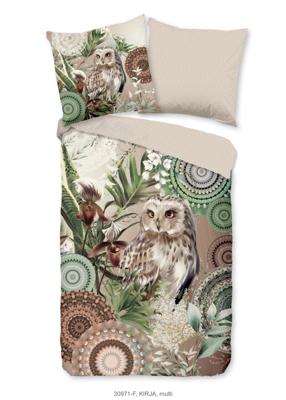 HIP Dekbedovertrek "mandala's en uil" - Multi - (135x200 cm) - Katoen Flanel HIP Dekbedovertrek "mandala's en uil" - Multi - (135x200 cm) - Katoen Flanel