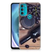 Motorola Moto G71 5G | Siliconen Case | Wijn
