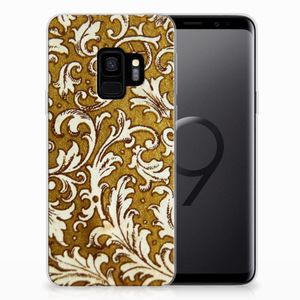 Siliconen Hoesje Samsung Galaxy S9 Barok Goud