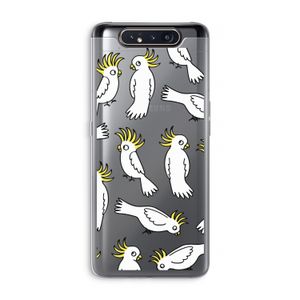 Papegaai: Samsung Galaxy A80 Transparant Hoesje