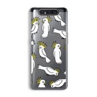 Papegaai: Samsung Galaxy A80 Transparant Hoesje