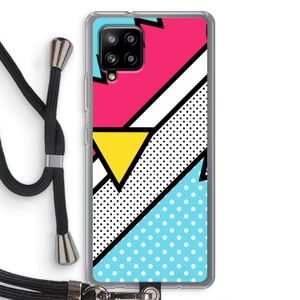Pop Art #3: Samsung Galaxy A42 5G Transparant Hoesje met koord