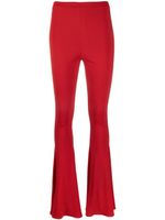 Magda Butrym legging évasé à taille haute - Rouge - thumbnail