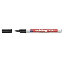 Paintmarker edding 751 oliebasis 1-2mm zwart | 10 stuks