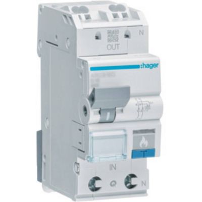 Hager ARC913D Brandbeveiligingsschakelaar 2-polig 13 A 230 V 1 stuk(s) Hager ARC913D Brandbeveiligingsschakelaar 2-polig 13 A 230 V 1 stuk(s)