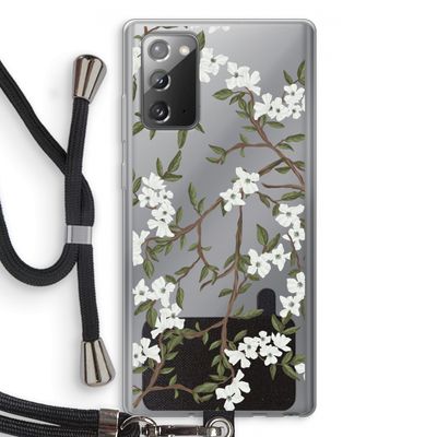 Blossoming spring: Samsung Galaxy Note 20 / Note 20 5G Transparant Hoesje met koord