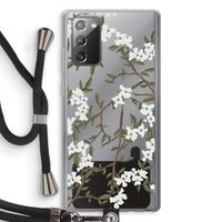 Blossoming spring: Samsung Galaxy Note 20 / Note 20 5G Transparant Hoesje met koord