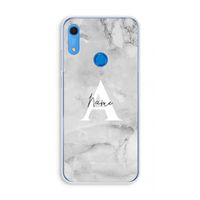 Ivory Marble: Huawei Y6s Transparant Hoesje