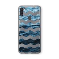 Oceaan: Samsung Galaxy A11 Transparant Hoesje - thumbnail