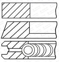 Zuigerveerset GOETZE ENGINE, u.a. für Audi, VW, Seat, Ford, Skoda