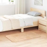 Hoogpolig vloerkleed NAVARRA 60x100 cm polyester beige