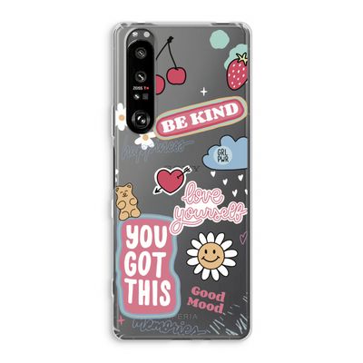 Positivity: Sony Xperia 1 III Transparant Hoesje