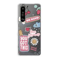 Positivity: Sony Xperia 1 III Transparant Hoesje