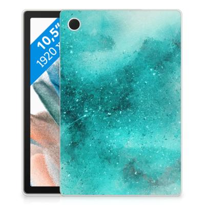 Tablethoes Samsung Galaxy Tab A8 2021/2022 Painting Blue Tablethoes Samsung Galaxy Tab A8 2021/2022 Painting Blue