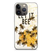 Let it bee: iPhone 13 Pro Transparant Hoesje
