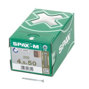 Spax-m t20 dd boorp 4,5x50(200)