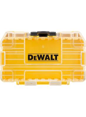 DeWalt Accessoires TOUGH CASE maat klein leeg x1 + TicTac leeg x1 + 25 mm 7 stuks houder x2 + 57 mm 7 stuks houder x2 - DT70801-QZ