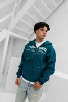 Croyez Art Gallery Zip Hoodie Heren Blauw - Maat L - Kleur: WitBlauw | Soccerfanshop