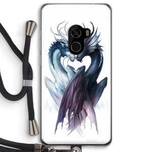 Yin Yang Dragons: Xiaomi Mi Mix 2 Transparant Hoesje met koord
