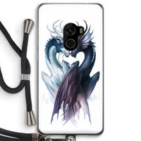 Yin Yang Dragons: Xiaomi Mi Mix 2 Transparant Hoesje met koord