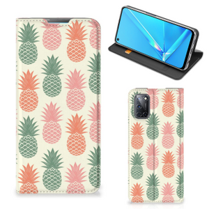 OPPO A52 | A72 Flip Style Cover Ananas