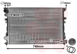 Van Wezel Radiateur 09002089