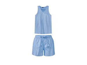 esmara Dames pyjama  (L (44/46), Blauw)