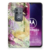 Smartphone hoesje Motorola One Zoom Letter Painting