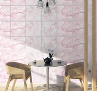 Tegel stickers marmer licht roze