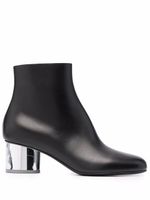 Ferragamo bottines à talon épais - Noir