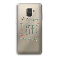 It's Lit: Samsung Galaxy A8 (2018) Transparant Hoesje