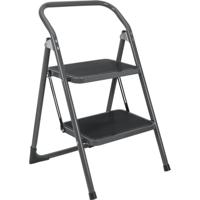 Metaltex kappa 2 huishoudtrap met 2 treden 47x48x76 cm zwart Metaltex kappa 2 huishoudtrap met 2 treden 47x48x76 cm zwart