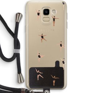 Dancing #1: Samsung Galaxy J6 (2018) Transparant Hoesje met koord