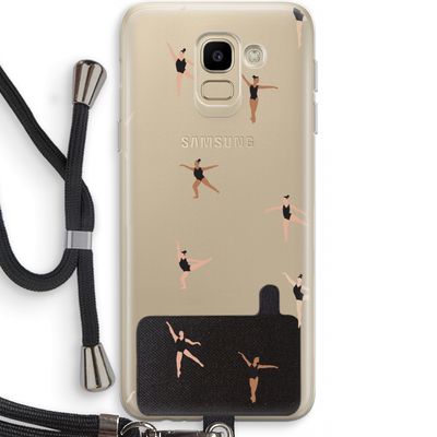 Dancing #1: Samsung Galaxy J6 (2018) Transparant Hoesje met koord