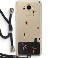 Dancing #1: Samsung Galaxy J6 (2018) Transparant Hoesje met koord