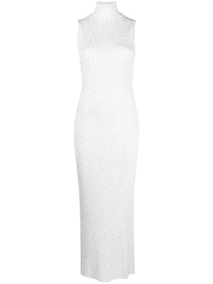 Missoni robe à ornements de sequins - Blanc