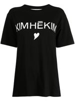 Kimhekim t-shirt à logo imprimé - Noir