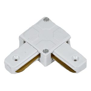 L-connector voor witte spanningsrail - 1-fase