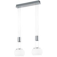 LED Hanglamp 16W - Dimbare Hangverlichting - Warm Wit 3000K - Mat Nikkel