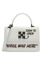 Off-White sac cabas Jitney 1.4 à imprimé texte - Blanc