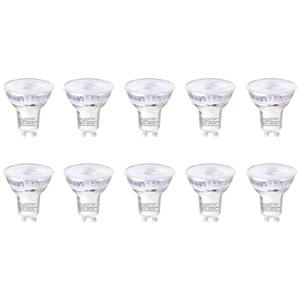 Sygonix SY-5237738 LED-lamp Energielabel E (A - G) GU10 3.6 W = 50 W Warmwit (Ø x h) 50 mm x 54 mm Niet dimbaar 10 stuk(s)