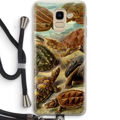 Haeckel Chelonia: Samsung Galaxy J6 (2018) Transparant Hoesje met koord