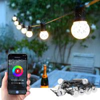 Tuya smart string - RGB dreamcolor lichtsnoer met 10 lampjes - thumbnail