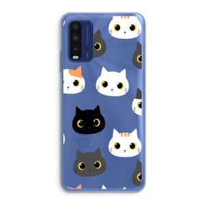 Katten: Xiaomi Redmi 9T Transparant Hoesje