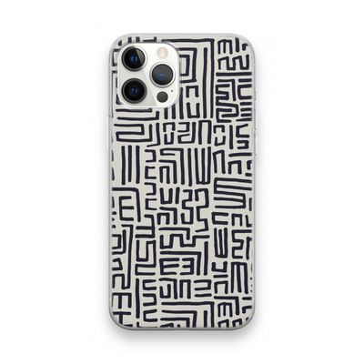 Moroccan Print: iPhone 12 Pro Max Transparant Hoesje
