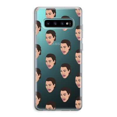 Ugly Cry Call: Samsung Galaxy S10 Plus Transparant Hoesje