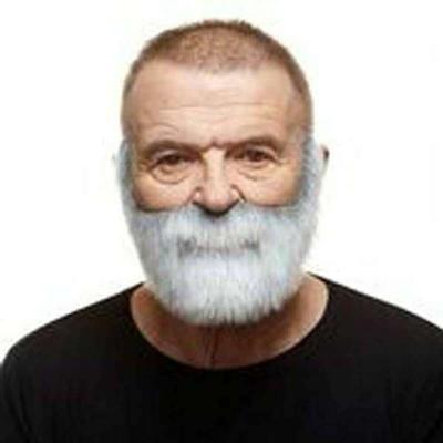 Valse baard My Other Me Grijs