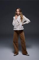 Lexie col denim trousers - caramel - 13299