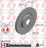 Remschijf COAT Z 280319520