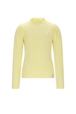 NoNo winter jersey t-shirt meisjes - geel - Koss - rib, ecovero